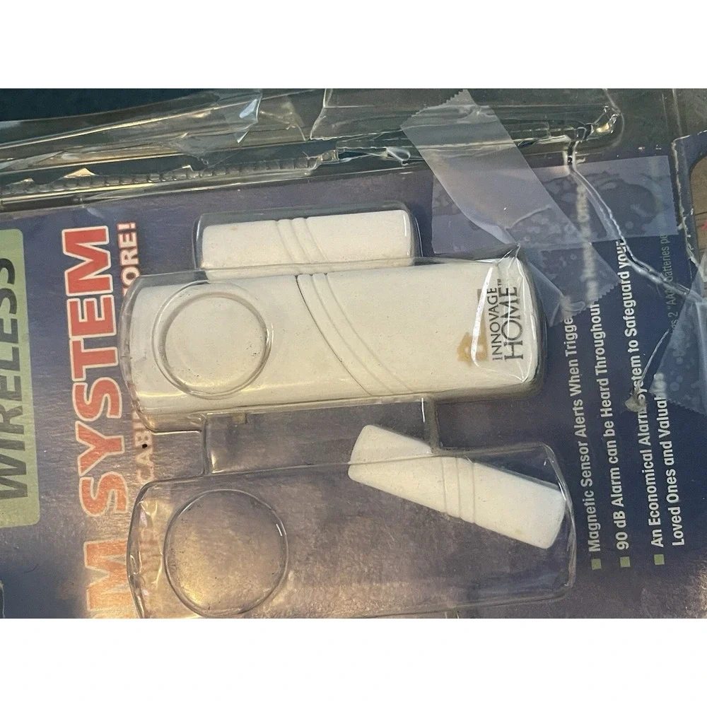 New Innovage Home Wireless Alarm System Magnetic Sensor Burglary Deterrent X3